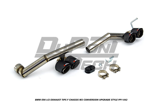 BMW 3 Series E90 LCI 2009 2010 2011 with Aftermarket Parts - F Chassis M3 Conversion Upgrade Style Full kit PP Polypropylene/ABS/Metal/Stainless Steel from DuPont Tech