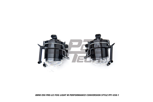 BMW 3 Series E90 Pre-LCI 2006 2007 2008 with Aftermarket Parts - M Performance Conversion Style Front Bumper & Fog Light PP Polypropylene from DuPont Tech