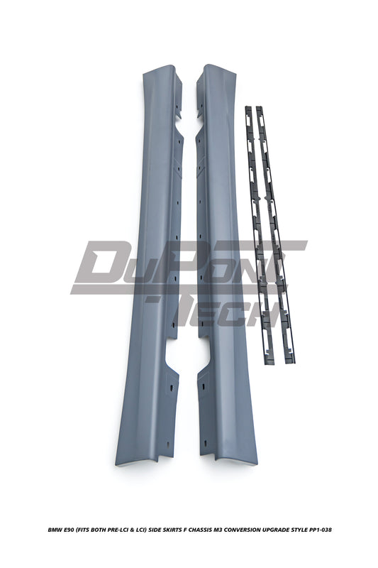BMW 3 Series E90 LCI 2009 2010 2011 with Aftermarket Parts - F Chassis M3 Conversion Upgrade Style Full kit PP Polypropylene/ABS/Metal/Stainless Steel from DuPont Tech