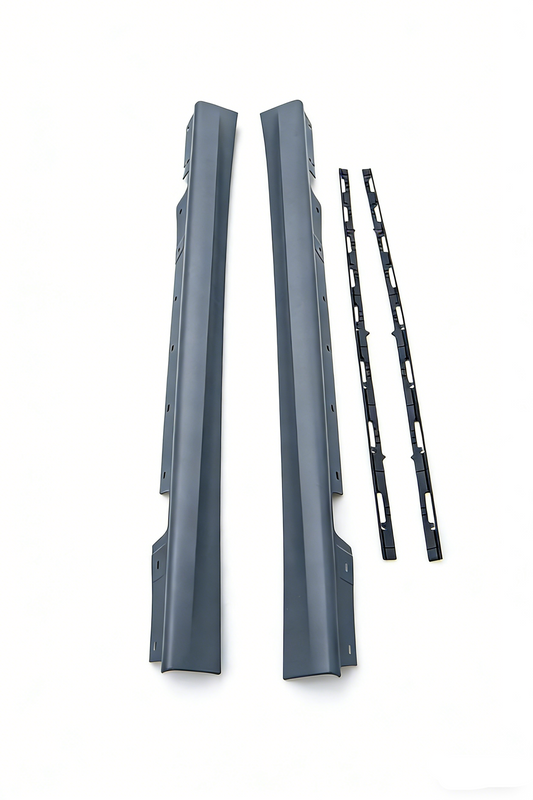 BMW 3 Series E90 (Fits Both Pre-LCI & LCI) 2006 2007 2008 2009 2010 2011 with Aftermarket Parts - M Performance Conversion Style Side Skirts PP from DuPont Tech