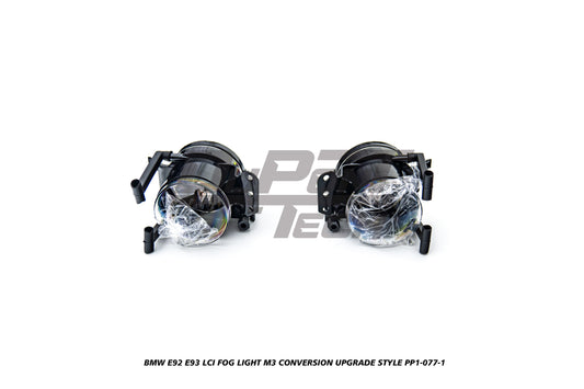 BMW 3 Series E92 E93 LCI 2010 2011 2012 2013 with Aftermarket Parts - M3 Conversion Upgrade Style Front Bumper & Fog Light PP Polypropylene from DuPont Tech