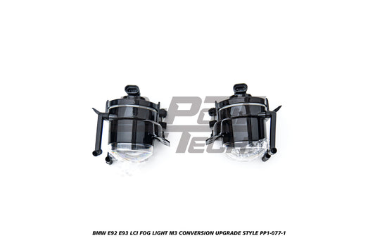 BMW 3 Series E92 E93 LCI 2010 2011 2012 2013 with Aftermarket Parts - M3 Conversion Upgrade Style Front Bumper & Fog Light PP Polypropylene from DuPont Tech