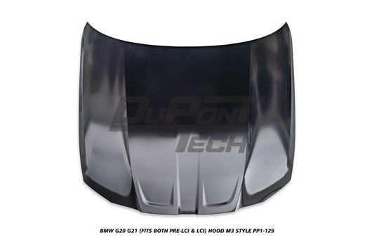 BMW 3 Series M340i 330i 320i G20 G21 LCI 2023-ON with Aftermarket Parts - M3 Conversion Upgrade Style Full kit PP Polypropylene/ABS/Metal from DuPont Tech