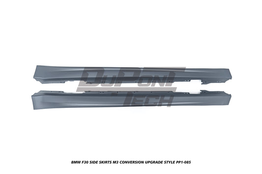 BMW 3 Series M340i 335i 328i 330i 320i F30 2012 2013 2014 2015 2016 2017 2018 2019 with Aftermarket Parts - M3 Conversion Upgrade Style Side Skirts PP Polypropylene from DuPont Tech