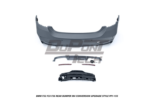 BMW 4 Series F36 2014 2015 2016 2017 2018 2019 2020 with Aftermarket Parts - M4 Conversion Upgrade Style Full kit PP Polypropylene/ABS from DuPont Tech