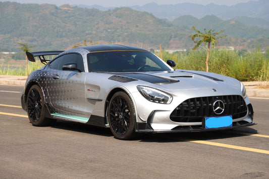 Mercedes Benz AMG GT GTS C190 2016 2017 2018 2019 2020 2021 with Aftermarket Parts - Black Series Conversion Style Full Body Kit Polypropylene / Dry Pre-preg Carbon Fiber from DuPont Tech