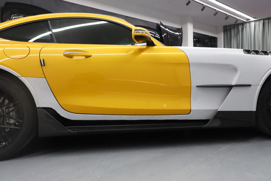 Mercedes Benz AMG GT GTS C190 2016 2017 2018 2019 2020 2021 with Aftermarket Parts - Black Series Conversion Style Full Body Kit Polypropylene / Dry Pre-preg Carbon Fiber from DuPont Tech