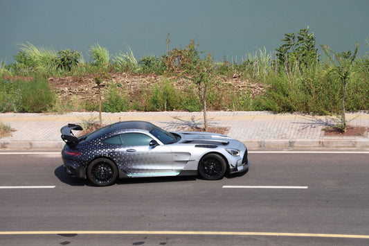 Mercedes Benz AMG GT GTS C190 2016 2017 2018 2019 2020 2021 with Aftermarket Parts - Black Series Conversion Style Full Body Kit Polypropylene / Dry Pre-preg Carbon Fiber from DuPont Tech