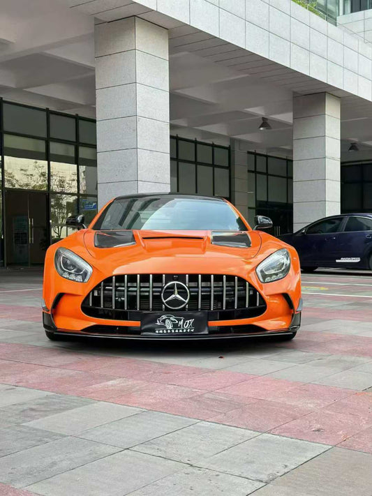 Mercedes Benz AMG GT GTS C190 2016 2017 2018 2019 2020 2021 with Aftermarket Parts - Black Series Conversion Style Full Body Kit Polypropylene / Dry Pre-preg Carbon Fiber from DuPont Tech