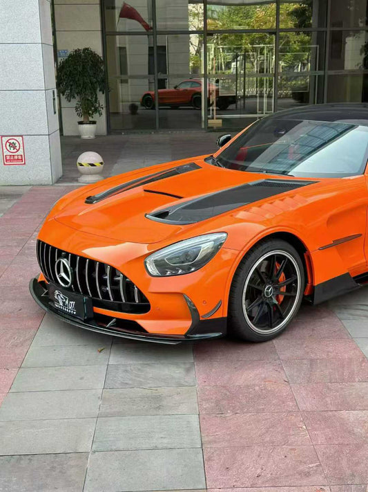Mercedes Benz AMG GT GTS C190 2016 2017 2018 2019 2020 2021 with Aftermarket Parts - Black Series Conversion Style Full Body Kit Polypropylene / Dry Pre-preg Carbon Fiber from DuPont Tech