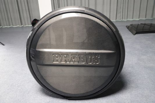 Mercedes Benz G-Class G63 AMG G550 W463A W464 2019 2020 2021 2022 2023 2024 with Aftermarket Parts - BRBS B800 Style Spare Tire Cover Dry Pre-preg Carbon Fiber from DuPont Tech
