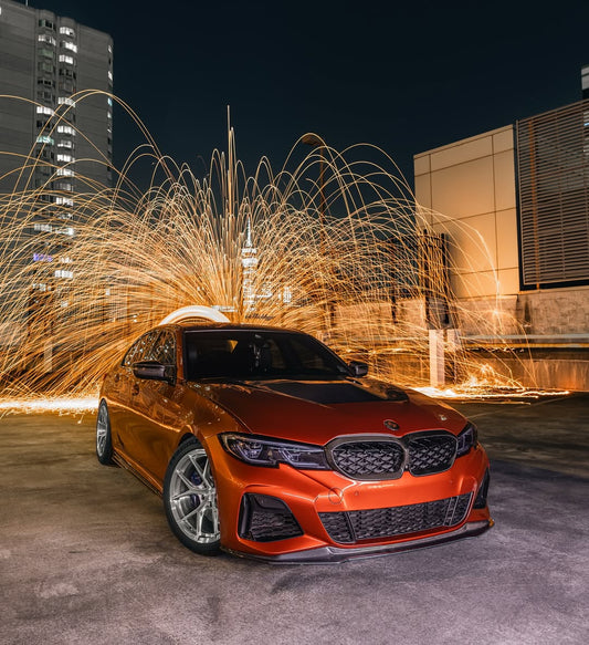 BMW 3 Series M340i 330i (Fits Both Pre-LCI & LCI) G20 2019-ON with Aftermarket Parts - CS Style Hood Metal from DuPont Tech