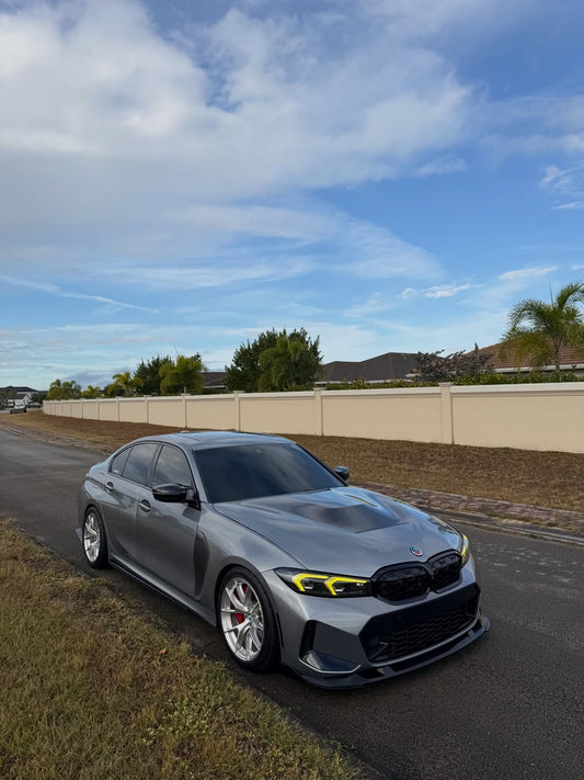 BMW 3 Series M340i 330i (Fits Both Pre-LCI & LCI) G20 2019-ON with Aftermarket Parts - CS Style Hood Metal from DuPont Tech