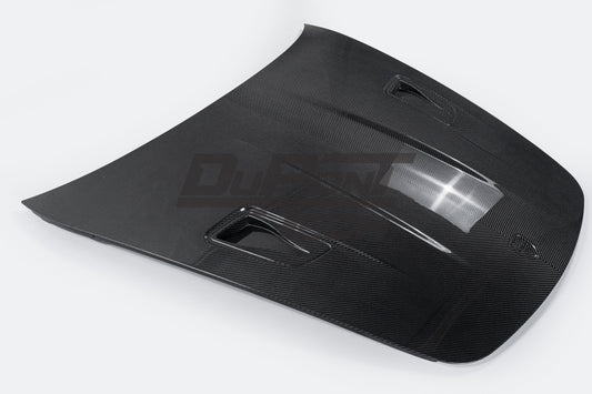 Porsche 987.1 987.2 Cayman & Boxster (Base/S/R) 2005 2006 2007 2008 2009 2010 2011 2012 2 Door Coupe & 2 Door Convertible with Aftermarket Parts - Hood Dry Pre-preg Carbon Fiber from Aero Republic