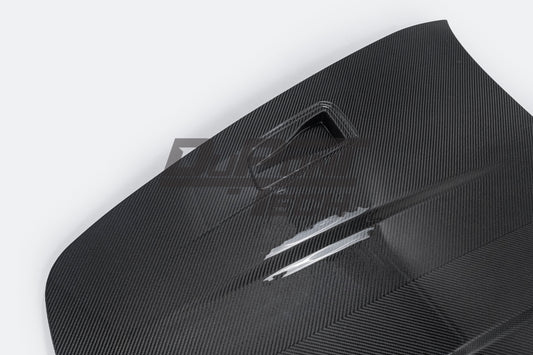 Porsche 987.1 987.2 Cayman & Boxster (Base/S/R) 2005 2006 2007 2008 2009 2010 2011 2012 2 Door Coupe & 2 Door Convertible with Aftermarket Parts - Hood Dry Pre-preg Carbon Fiber from Aero Republic