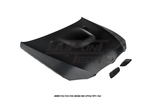 BMW 4 Series 440i 435i 430i 428i 420i 418i 435d 430d 425d 420d 418d F32 F33 2014 2015 2016 2017 2018 2019 2020 & F36 2014 2015 2016 2017 2018 2019 2020 with Aftermarket Parts - M4 Style Hood Metal from DuPont Tech