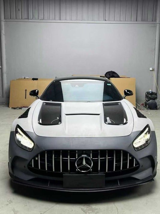 Mercedes Benz AMG GT GTS C190 2016 2017 2018 2019 2020 2021 with Aftermarket Parts - Black Series Conversion Style Full Body Kit Polypropylene / Dry Pre-preg Carbon Fiber from DuPont Tech