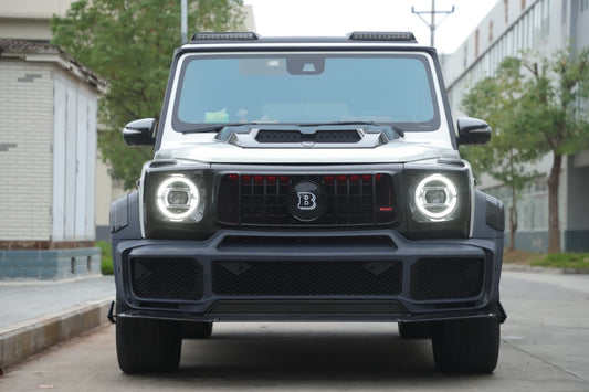 Mercedes Benz G-Class G63 AMG G550 W463A W464 2019 2020 2021 2022 2023 2024 with Aftermarket Parts - BRBS B800 Style B900 Upgrade Package Dry Pre-preg Carbon Fiber from DuPont Tech
