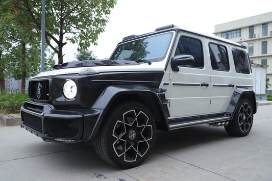 Mercedes Benz G-Class G63 AMG G550 W463A W464 2019 2020 2021 2022 2023 2024 with Aftermarket Parts - BRBS B800 Style B800 Package Dry Pre-preg Carbon Fiber from DuPont Tech