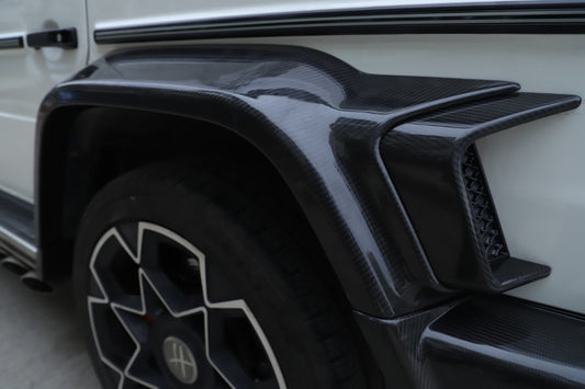 Mercedes Benz G-Class G63 AMG G550 W463A W464 2019 2020 2021 2022 2023 2024 with Aftermarket Parts - BRBS B800 Style B800 Package Dry Pre-preg Carbon Fiber from DuPont Tech