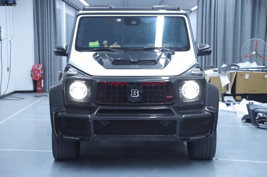 Mercedes Benz G-Class G63 AMG G550 W463A W464 2019 2020 2021 2022 2023 2024 with Aftermarket Parts - BRBS B800 Style B800 Package Dry Pre-preg Carbon Fiber from DuPont Tech