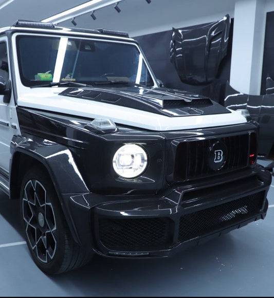 Mercedes Benz G-Class G63 AMG G550 W463A W464 2019 2020 2021 2022 2023 2024 with Aftermarket Parts - BRBS B800 Style B800 Package Dry Pre-preg Carbon Fiber from DuPont Tech