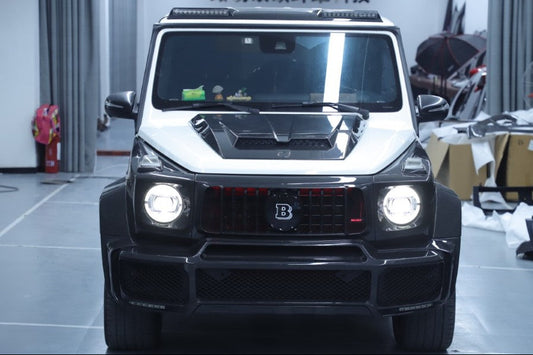 Mercedes Benz G-Class G63 AMG G550 W463A W464 2019 2020 2021 2022 2023 2024 with Aftermarket Parts - BRBS B800 Style B800 Package Dry Pre-preg Carbon Fiber from DuPont Tech