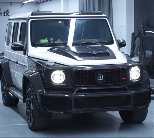 Mercedes Benz G-Class G63 AMG G550 W463A W464 2019 2020 2021 2022 2023 2024 with Aftermarket Parts - BRBS B800 Style B800 Package Dry Pre-preg Carbon Fiber from DuPont Tech