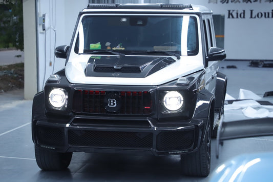 Mercedes Benz G-Class G63 AMG G550 W463A W464 2019 2020 2021 2022 2023 2024 with Aftermarket Parts - BRBS B800 Style B800 Package Dry Pre-preg Carbon Fiber from DuPont Tech
