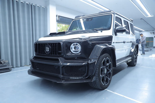 Mercedes Benz G-Class G63 AMG G550 W463A W464 2019 2020 2021 2022 2023 2024 with Aftermarket Parts - BRBS B800 Style B900 Upgrade Package Dry Pre-preg Carbon Fiber from DuPont Tech