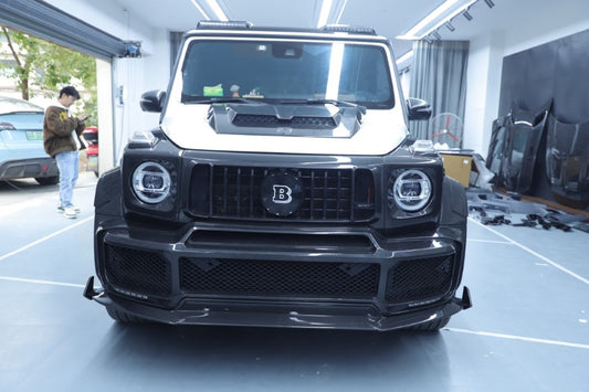 Mercedes Benz G-Class G63 AMG G550 W463A W464 2019 2020 2021 2022 2023 2024 with Aftermarket Parts - BRBS B800 Style B900 Upgrade Package Dry Pre-preg Carbon Fiber from DuPont Tech