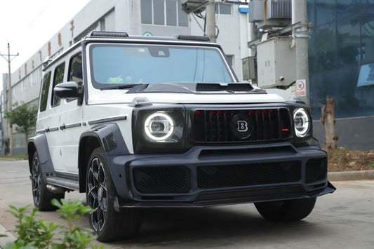 Mercedes Benz G-Class G63 AMG G550 W463A W464 2019 2020 2021 2022 2023 2024 with Aftermarket Parts - BRBS B800 Style Front Bumper PP Polypropylene from DuPont Tech