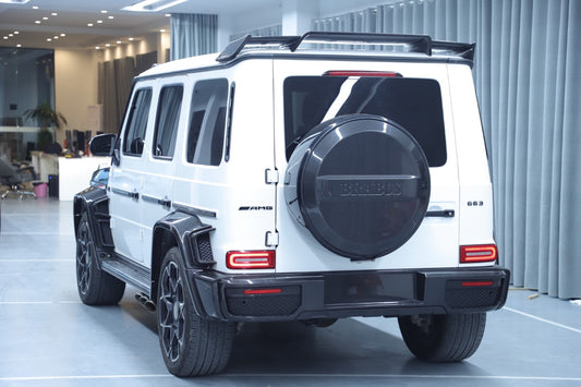 Mercedes Benz G-Class G63 AMG G550 W463A W464 2019 2020 2021 2022 2023 2024 with Aftermarket Parts - BRBS B800 Style Widebody Wheel Arches Fender Flares Dry Pre-preg Carbon Fiber from DuPont Tech