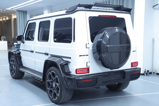 Mercedes Benz G-Class G63 AMG G550 W463A W464 2019 2020 2021 2022 2023 2024 with Aftermarket Parts - BRBS B800 Style Widebody Wheel Arches Fender Flares Dry Pre-preg Carbon Fiber from DuPont Tech