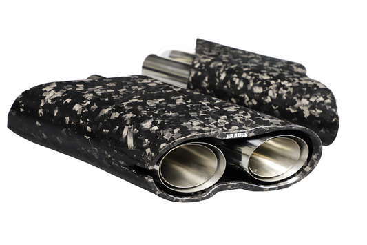 Mercedes Benz G-Class G63 AMG G550 W463A W464 2019 2020 2021 2022 2023 2024 with Aftermarket Parts - BRBS B900 Style Exhaust Tips Dry Pre-preg Carbon Fiber from DuPont Tech