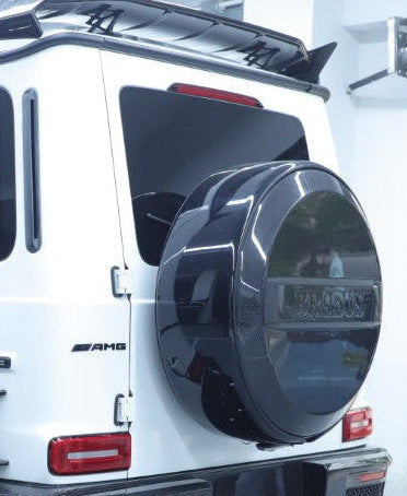 Mercedes Benz G-Class G63 AMG G550 W463A W464 2019 2020 2021 2022 2023 2024 with Aftermarket Parts - BRBS B900 Style Spare Tire Arch Dry Pre-preg Carbon Fiber from DuPont Tech
