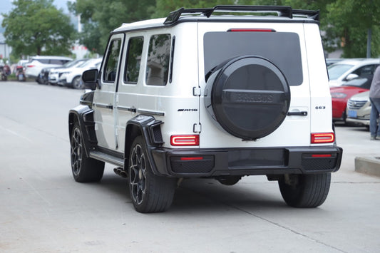Mercedes Benz G-Class G63 AMG G550 W463A W464 2019 2020 2021 2022 2023 2024 with Aftermarket Parts - BRBS B900 Style Spare Tire Arch Dry Pre-preg Carbon Fiber from DuPont Tech