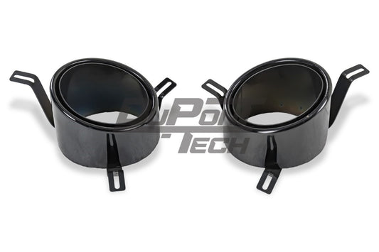 Porsche 911 991.2 Carrera 2017 2018 2019 with Aftermarket Parts - GT2RS Conversion Style Exhaust & Tips Stainless Steel from DuPont Tech