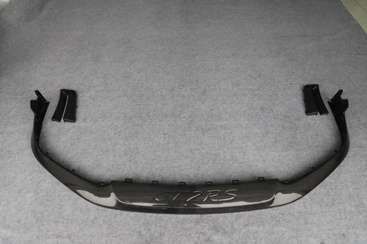 Porsche 991.1 Carrera Base/S/T/4/4S/Targa 4/ Targa 4S/GTS/Turbo/Turbo S/GT3/GT3RS 2012 2013 2014 2015 2016 & 991.2 Carrera Base/S/T/4/4S/Targa 4/ Targa 4S/GTS/Turbo/Turbo S 2017 2018 2019 (designed to be installed on DuPont Tech GT2RS conversion front bumper ONLY) with Aftermarket Parts - GT2 Conversion Style Front Lip Dry Pre-preg Carbon Fiber from Dupont Tech