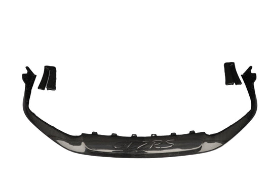 Porsche 991.1 Carrera Base/S/T/4/4S/Targa 4/ Targa 4S/GTS/Turbo/Turbo S/GT3/GT3RS 2012 2013 2014 2015 2016 & 991.2 Carrera Base/S/T/4/4S/Targa 4/ Targa 4S/GTS/Turbo/Turbo S 2017 2018 2019 (designed to be installed on DuPont Tech GT2RS conversion front bumper ONLY) with Aftermarket Parts - GT2 Conversion Style Front Lip Dry Pre-preg Carbon Fiber from Dupont Tech