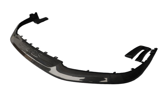 Porsche 991.1 Carrera Base/S/T/4/4S/Targa 4/ Targa 4S/GTS/Turbo/Turbo S/GT3/GT3RS 2012 2013 2014 2015 2016 & 991.2 Carrera Base/S/T/4/4S/Targa 4/ Targa 4S/GTS/Turbo/Turbo S 2017 2018 2019 (designed to be installed on DuPont Tech GT2RS conversion front bumper ONLY) with Aftermarket Parts - GT2 Conversion Style Front Lip Dry Pre-preg Carbon Fiber from Dupont Tech