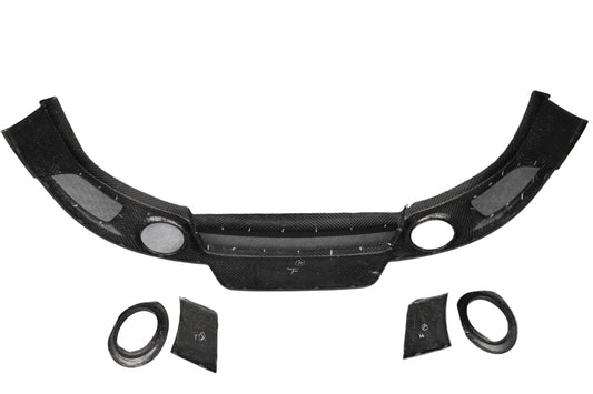 Porsche 991.1 Carrera Base/S/T 2012 2013 2014 2015 2016 & 991.2 Carrera Base/S/T 2017 2018 2019 (designed to be installed on DuPont Tech GT2RS conversion rear bumper ONLY) with Aftermarket Parts - GT2RS Conversion Style Rear Diffuser Dry Pre-preg Carbon Fiber from Dupont Tech