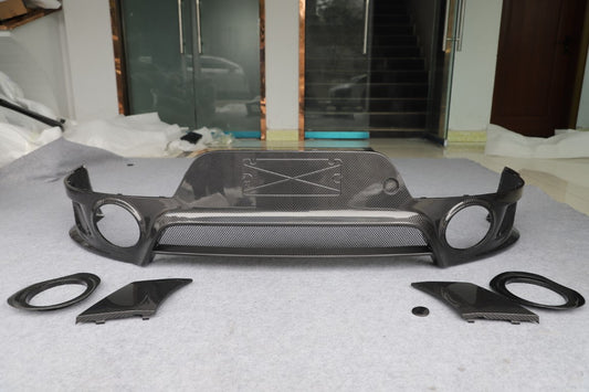 DuPont Tech Rear Diffuser for GT2RS Conversion Style Rear Diffuser Dry Pre-preg Carbon Fiber