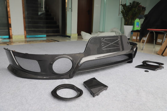 DuPont Tech Rear Diffuser for GT2RS Conversion Style Rear Diffuser Dry Pre-preg Carbon Fiber