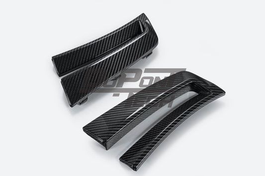 Dupont Tech Front Lip for GT2RS Conversion Style Front Bumper Dry Pre-preg Carbon Fiber