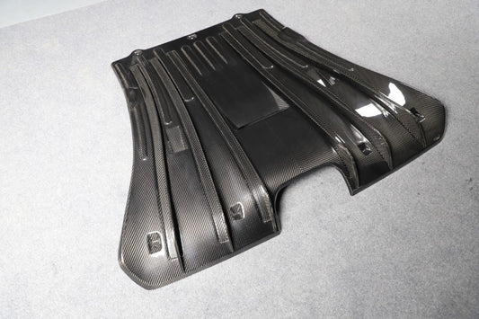 Porsche 911 992.1 Carerra Base/S/T/4/4S/Targa 4/Targa 4S/GTS 2020 2021 2022 2023 2024 & 911 992.2 Carerra Base/S/T/4/4S/Targa 4/Targa 4S/GTS 2025-ON & (designed to be installed on DuPont Tech GT3 conversion rear bumper ONLY) with Aftermarket Parts - GT3 Conversion Style Rear Diffuser Dry Pre-preg Carbon Fiber from Dupont Tech