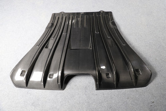 Porsche 911 992.1 Carerra Base/S/T/4/4S/Targa 4/Targa 4S/GTS 2020 2021 2022 2023 2024 & 911 992.2 Carerra Base/S/T/4/4S/Targa 4/Targa 4S/GTS 2025-ON & (designed to be installed on DuPont Tech GT3 conversion rear bumper ONLY) with Aftermarket Parts - GT3 Conversion Style Rear Diffuser Dry Pre-preg Carbon Fiber from Dupont Tech