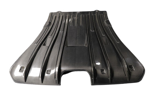 Porsche 911 992.1 Carerra Base/S/T/4/4S/Targa 4/Targa 4S/GTS 2020 2021 2022 2023 2024 & 911 992.2 Carerra Base/S/T/4/4S/Targa 4/Targa 4S/GTS 2025-ON & (designed to be installed on DuPont Tech GT3 conversion rear bumper ONLY) with Aftermarket Parts - GT3 Conversion Style Rear Diffuser Dry Pre-preg Carbon Fiber from Dupont Tech