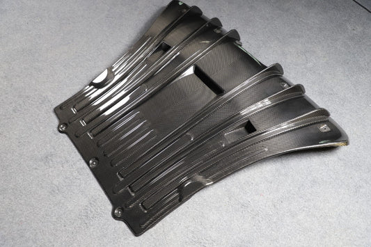 Porsche 911 992.1 Carerra Base/S/T/4/4S/Targa 4/Targa 4S/GTS 2020 2021 2022 2023 2024 & 911 992.2 Carerra Base/S/T/4/4S/Targa 4/Targa 4S/GTS 2025-ON & (designed to be installed on DuPont Tech GT3 conversion rear bumper ONLY) with Aftermarket Parts - GT3 Conversion Style Rear Diffuser Dry Pre-preg Carbon Fiber from Dupont Tech