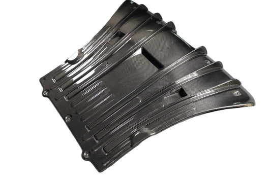 Porsche 911 992.1 Carerra Base/S/T/4/4S/Targa 4/Targa 4S/GTS 2020 2021 2022 2023 2024 & 911 992.2 Carerra Base/S/T/4/4S/Targa 4/Targa 4S/GTS 2025-ON & (designed to be installed on DuPont Tech GT3 conversion rear bumper ONLY) with Aftermarket Parts - GT3 Conversion Style Rear Diffuser Dry Pre-preg Carbon Fiber from Dupont Tech